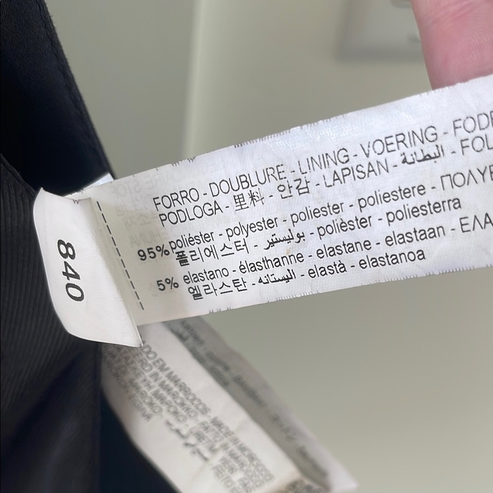 Zara Black Tuxedo Mini Dress - Picture 10 of 10